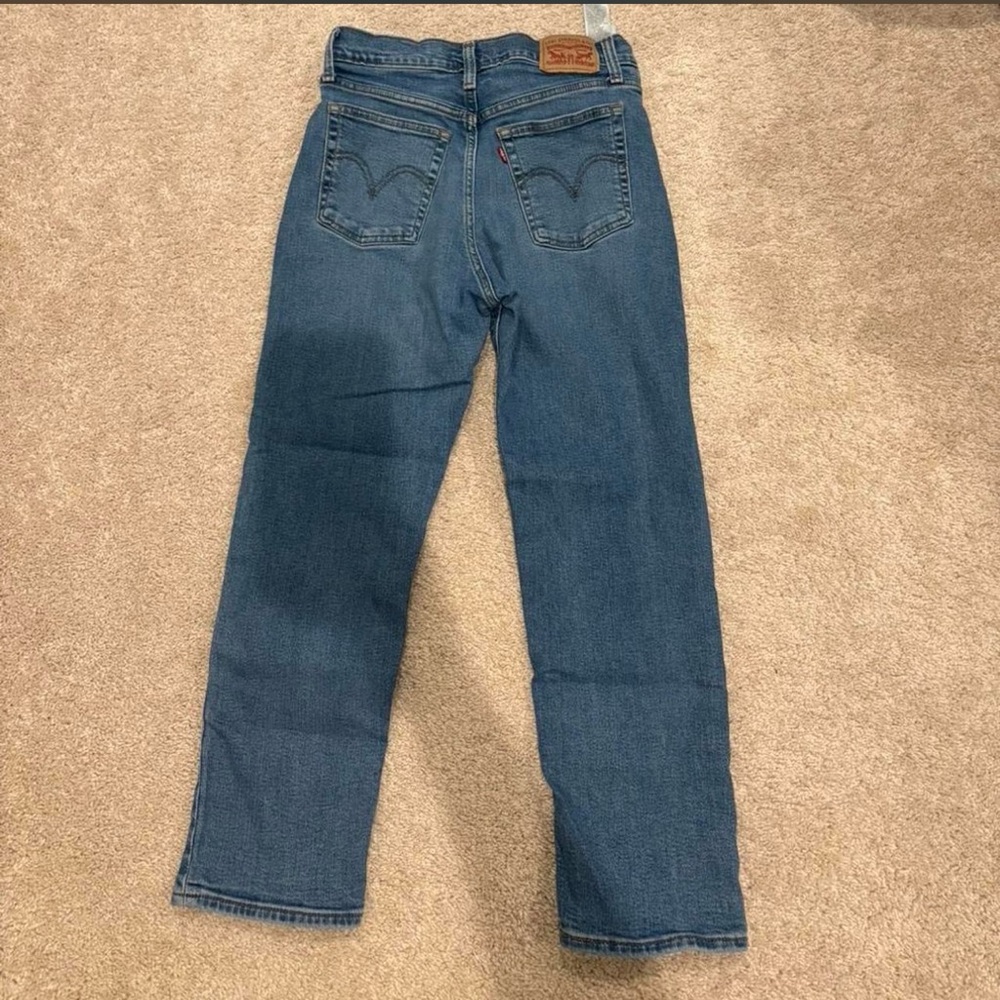 Levi's Wedgie Blue Straight Jeans